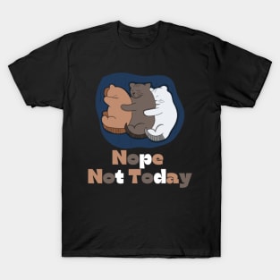 Funny Lazy Bored Cat T-Shirt